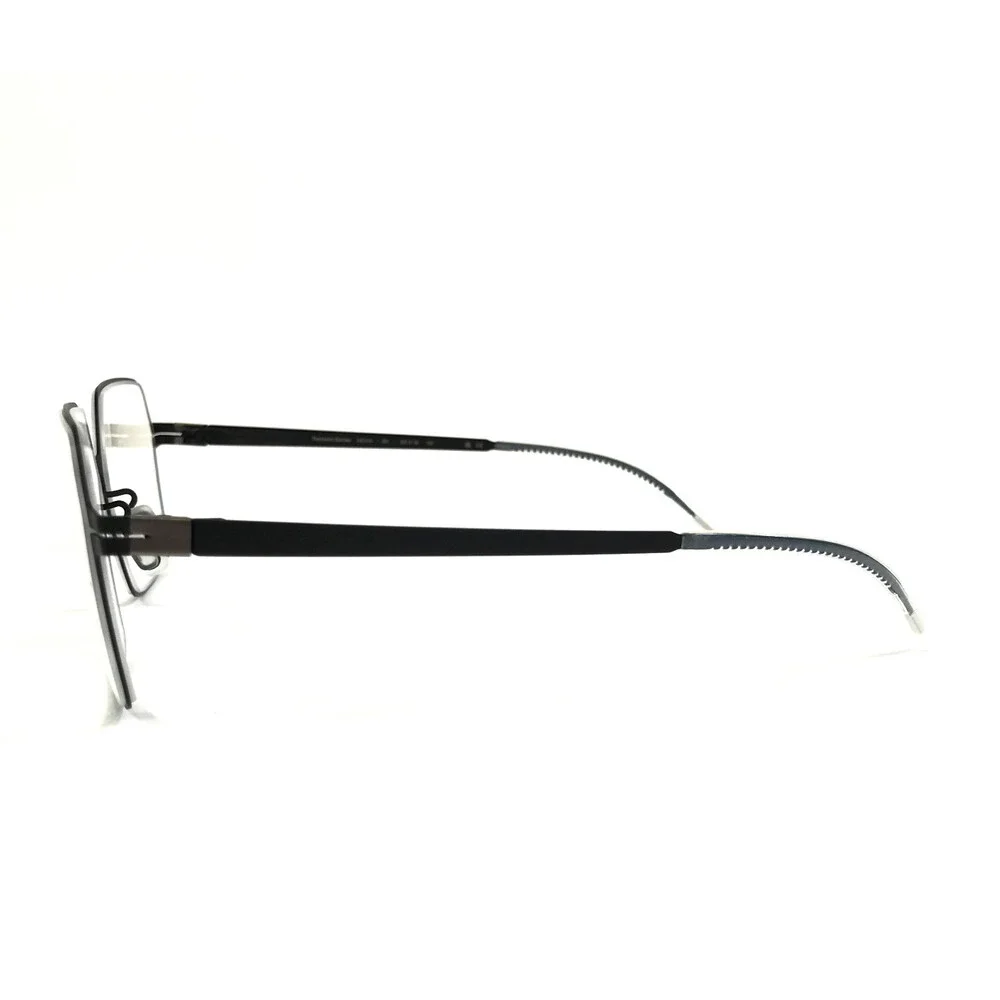 lool Eyewear Eyeglasses Frames HEXIA BK Black Geometric Hexagonal 53-16-137